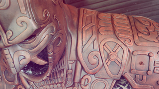 Illustration for article titled What An Ancient Mayan Batman Would Look Like